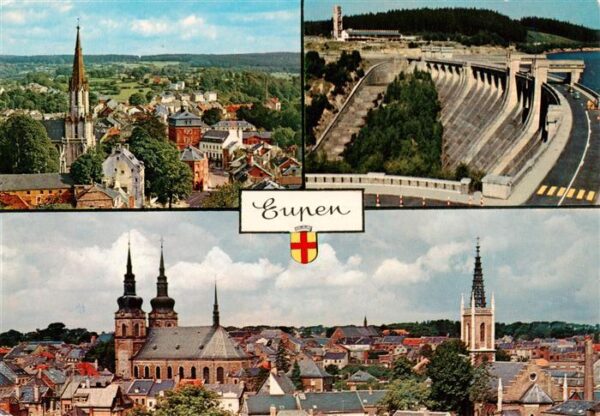 Eupen Stadtpanorama Staudamm