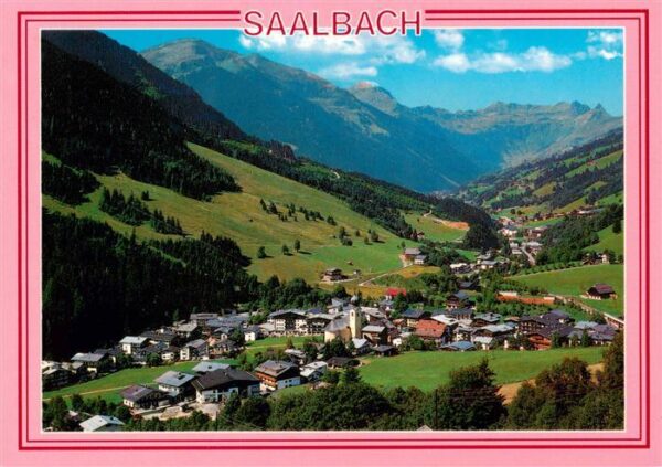 Saalbach -Hinterglemm AT mit Zwoelferkogel Gamshan und Tristkogel