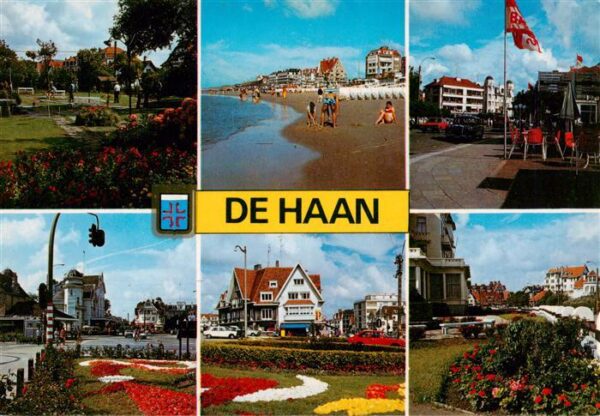 De Haan aan Zee Belgie Minigolf Strand Promenade Ortspartien