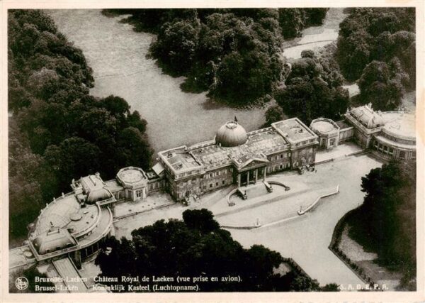 Bruxelles Bruessel Chateau Royal de Laeken Vue aerienne