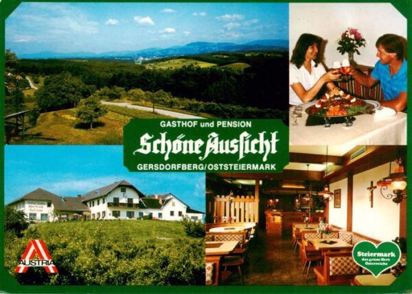 Gersdorfberg Steiermark Panorama Gasthof Pension Schoene Aussicht Gastraeume