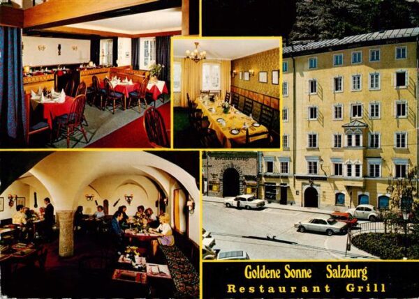 Salzburg  AT Goldene Sonne Restaurant Grill Gastraeume