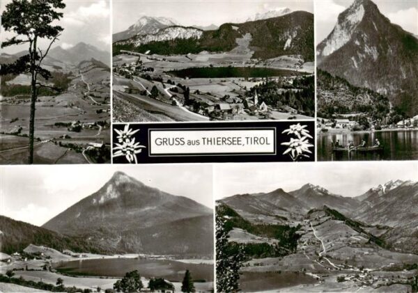 Thiersee Tirol AT Panorama Teilansichten Seepartien