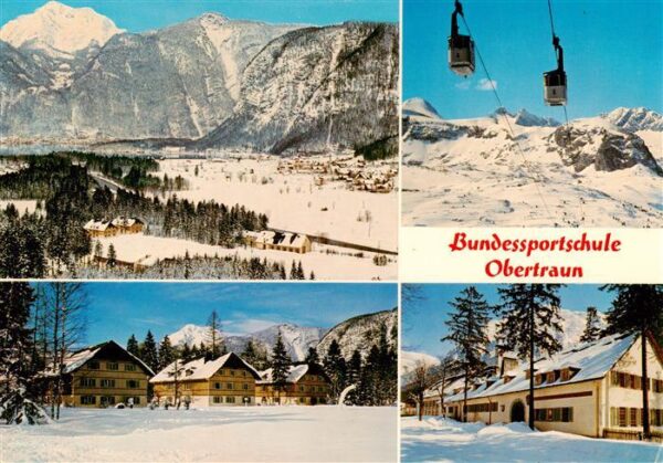 Obertraun Oberoesterreich AT Bundessportschule Dachstein-Seilbahn Unterkunftshae