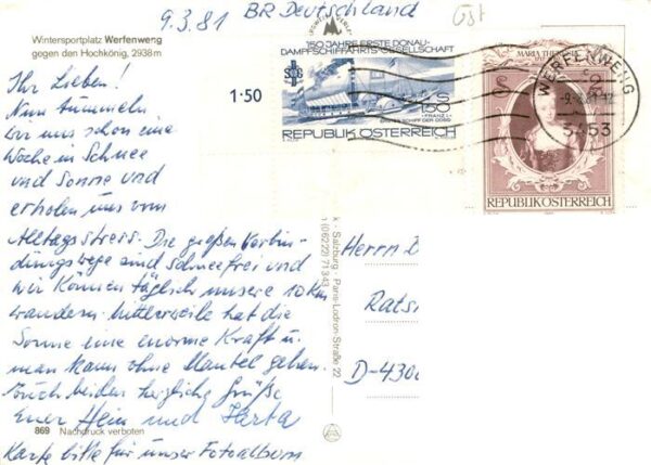 Werfenweng AT mit Hochkoenig – Bild 2