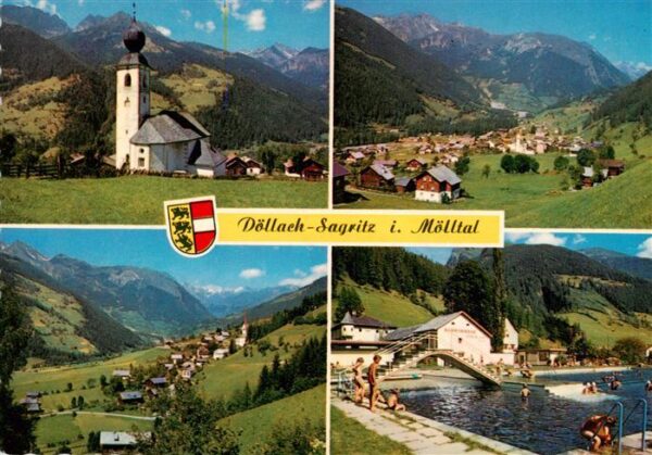 Sagritz Doellach Kaernten AT Maria Dornbach Doellach mit Schobergruppe Sagritz S