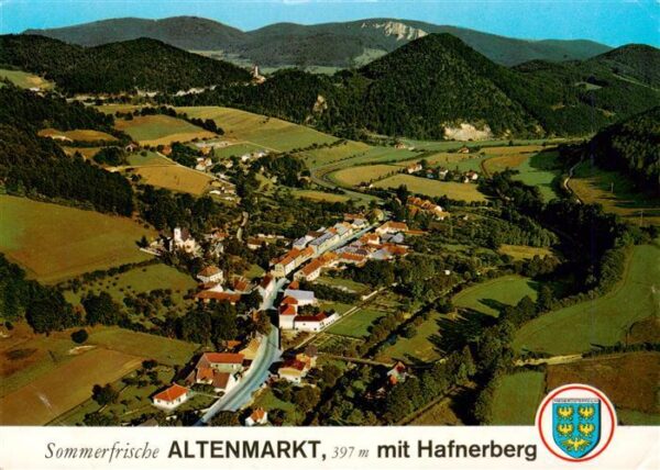 Altenmarkt Triesting Fliegeraufnahme mit Hafnerberg