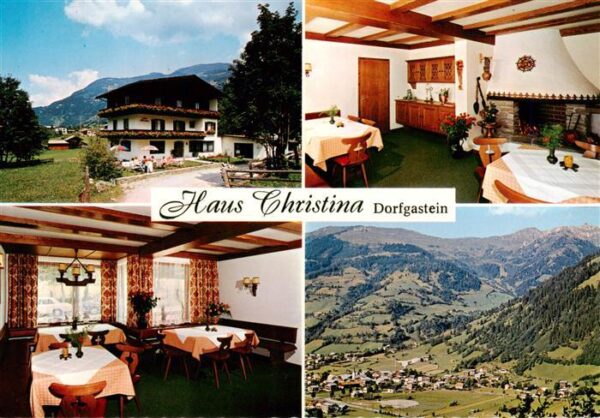 Dorfgastein AT Haus Christina Kaminzimmer Gaststube Fliegeraufnahme