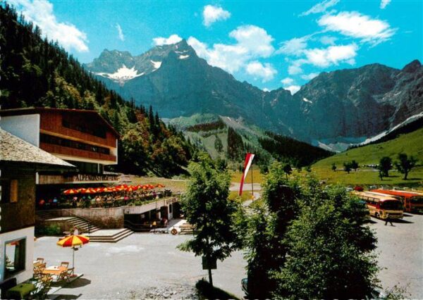 Hinterriss Tirol AT Alpengasthof Eng Panorama