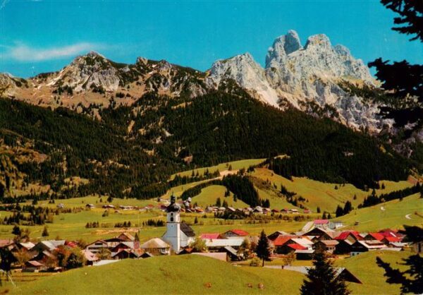 Tannheim Tirol AT mit Gimpel Rote Flueh und Schartschrofen