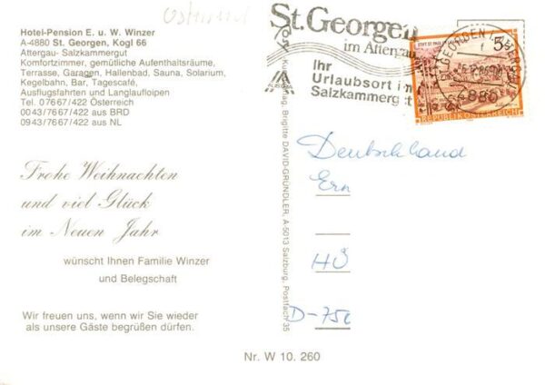 St Georgen Attergau Pension Winzerl Gastraeume Kegelbahn Hallenbad Zimmer – Bild 2