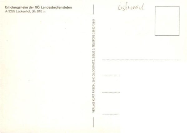 Lackenhof Gaming Niederoesterreich AT Erholungsheim der Noe Landesbediensteten G – Bild 2