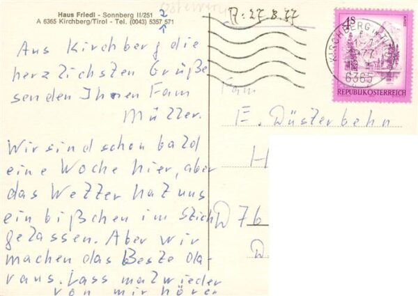 Kirchberg Tirol AT Haus Friedl – Bild 2