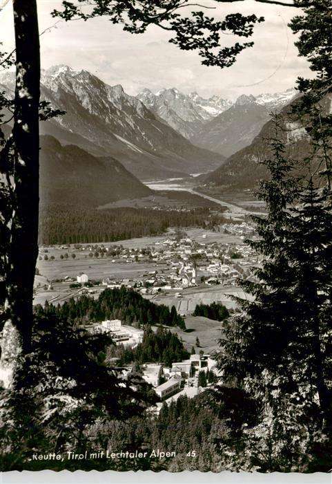 Reutte Tirol AT mit Lechtaler Alpen