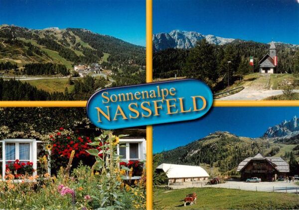 Nassfeld Kaernten AT Sonnenalpe Nassfeld Passo Pramollo Panorama