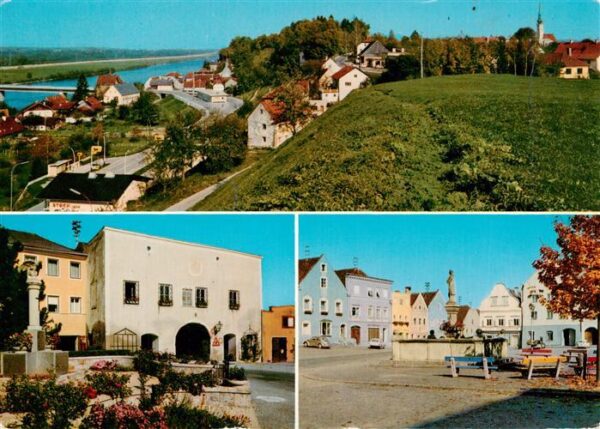 Obernberg  Inn AT Innpartie Gasthaus Markt Brunnen