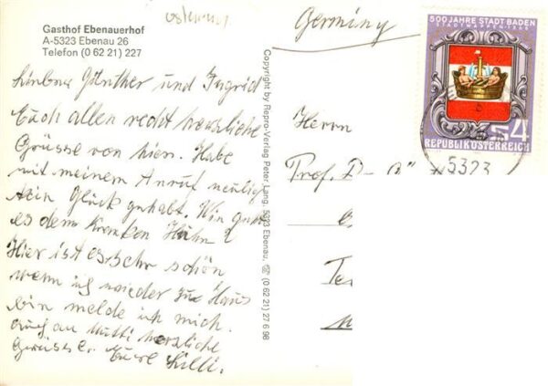 Ebenau Gasthof Ebenauerhof Gastraum Terrasse – Bild 2