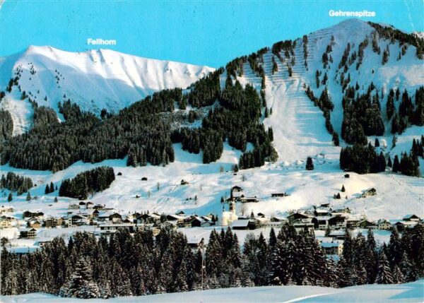Riezlern Kleinwalsertal Vorarlberg mit Fellhorn und Gehrenspitze