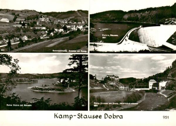 Dobra Krumau Kamp AT Krumau am Kamp Dobra Stausee Ruine Dobra Ruine Krumau NEWAG