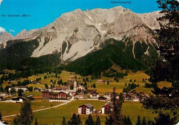 Ramsau am Dachstein Schladming Obersteiermark AT Panorama mit Scheichenspitze