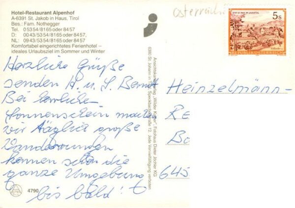 St Jakob Haus Hotel Restaurant Alpenhof – Bild 2