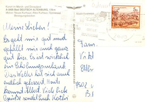 Bad Deutsch-Altenburg Niederoesterreich AT Neues Kurhaus Altes Kurhaus Speisesaa – Bild 2