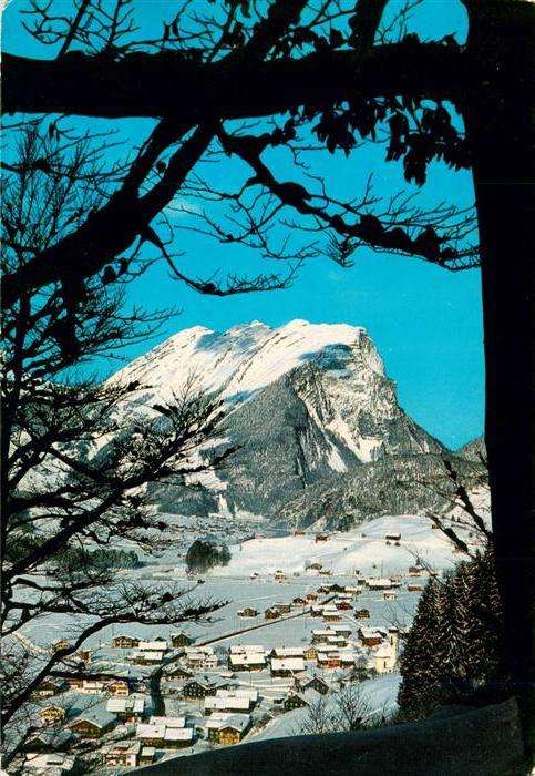 Schoppernau Vorarlberg AT mit Kanisfluh