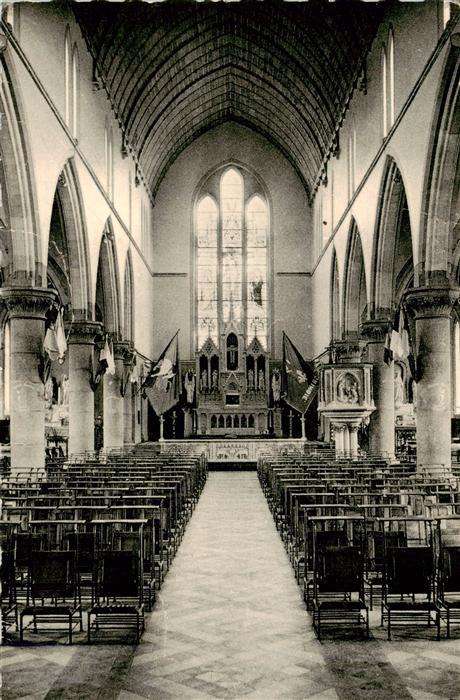 Grimbie Belgie Sint Kristoffelkerk Binnenzicht