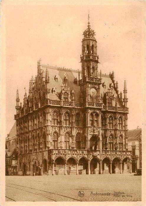 Audenaerde Audenarde Oost-Vlaanderen Belgie Stadhuis Hotel de Ville