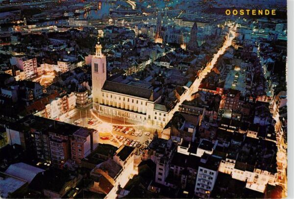 Oostende Ostende West-Vlaanderen Belgie Fliegeraufnahme