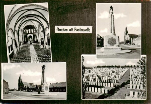 Poelkapelle West-Vlaanderen Kirche Inneres Monument Soldatenfriedhof