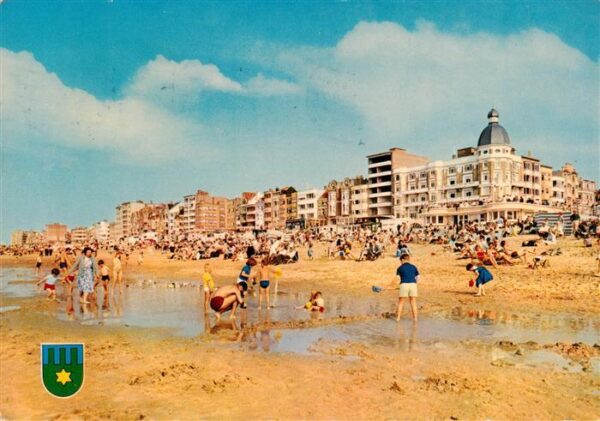 Koksijde Belgie Strand en dijk