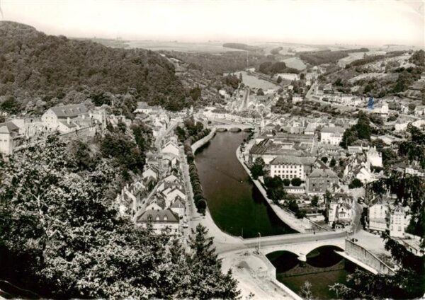Bouillon  Wallonne Belgie Fliegeraufnahme