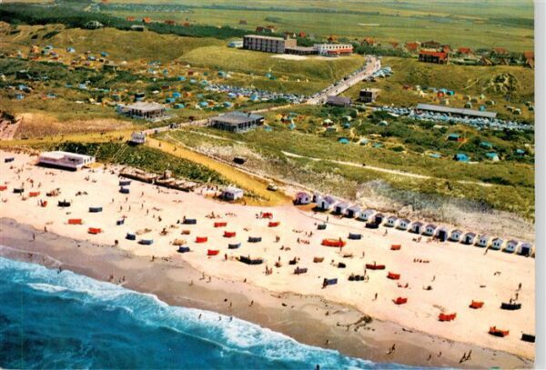 Texel NL De Koog aan Zee vanuit de lucht