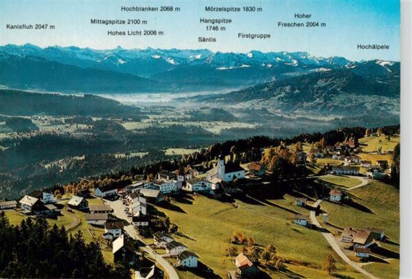 Sulzberg Vorarlberg AT Fliegeraufnahme