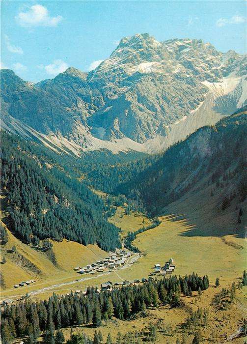 Nenzing Vorarlberg Nenzinger Himmel mit Panueler Schrofen