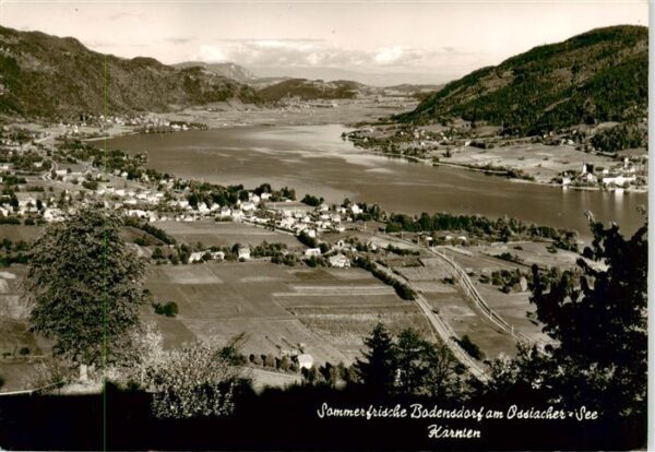 Bodensdorf Ossiacher See AT Fliegeraufnahme
