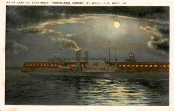 Bath Maine Central Ferryboat Ferdinando Gorges