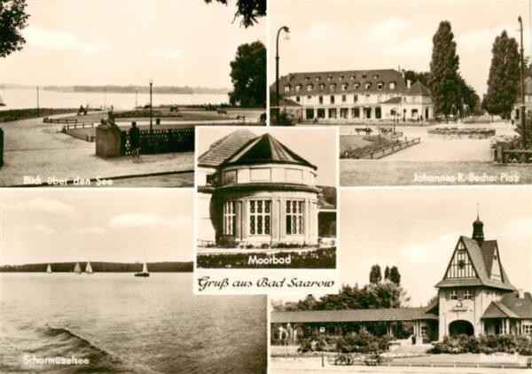 Bad Saarow Seeblick Johannes R Becher Platz Scharmuetzelsee Bahnhof
