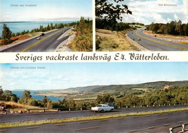 Vaetterleden Sveriges vackraste landsvaeg E 4 Panorama