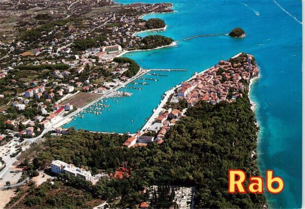 Rab  Croatia Fliegeraufnahme