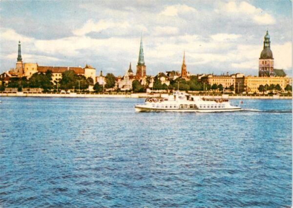 Riga Latvia Panoramic view of the city