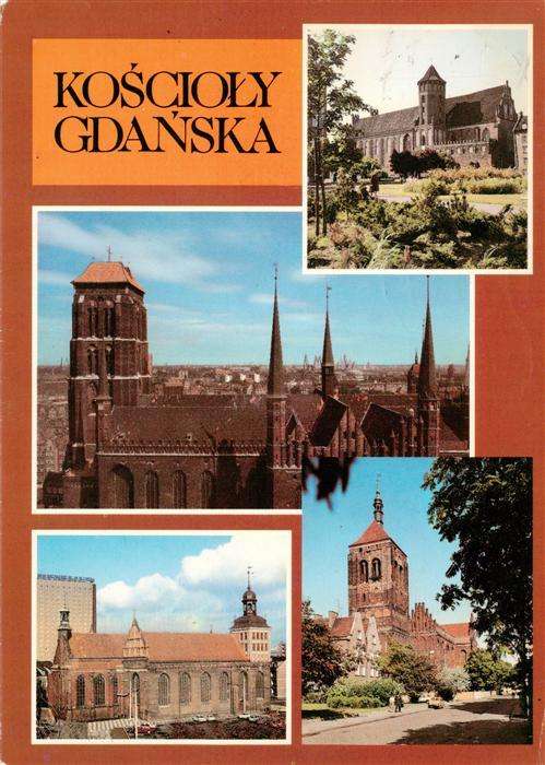 Gdansk Danzig PL Koscioly Gdanska Kirchen der Stadt