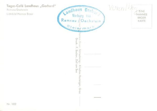 Ramsau am Dachstein Schladming Obersteiermark AT Tages Cafe Landhaus Gerhard – Bild 2