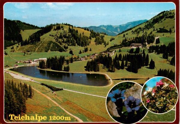 Teichalpe 1200m Sankt Johann Haide Steiermark AT Almhochflaeche im noerdl Teil d