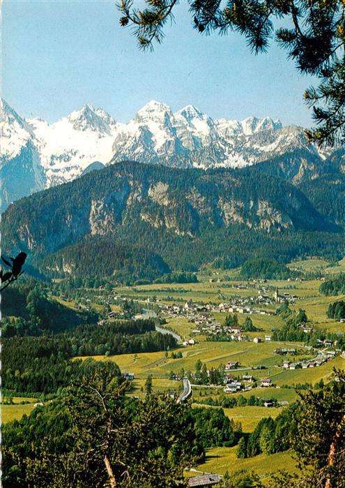 Lofer AT Blick vom Steinpass auf Unken und Loferer Steinberge
