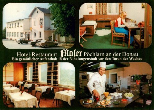 Poechlarn Hotel Restaurant Moser Gastraum Kueche Zimmer