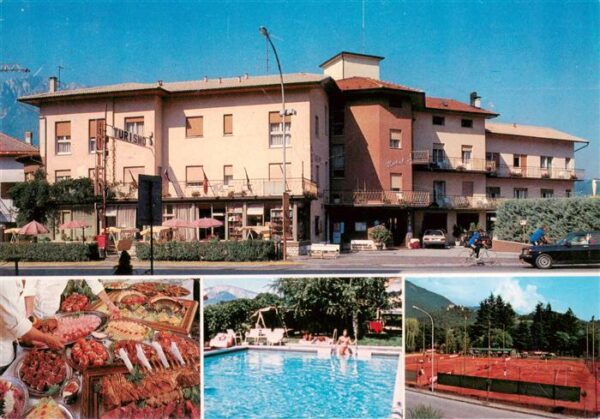 Pergine Valsugana Trento IT Hotel Turismo Freibad Tennisplatz Buffet