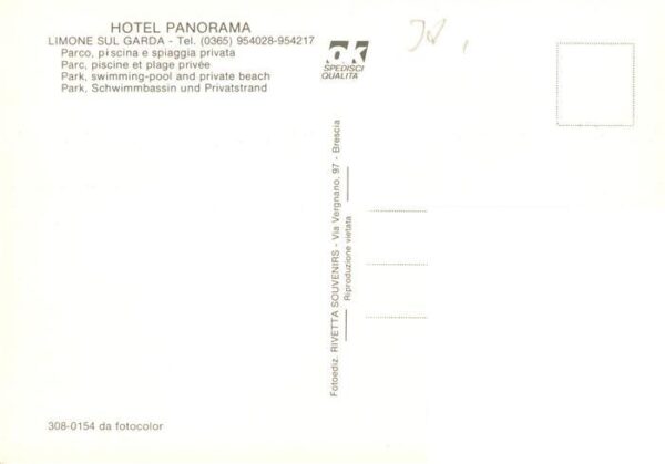 Limone sul Garda IT Hotel Panorama Terrasse Tennisplatz Pool – Bild 2
