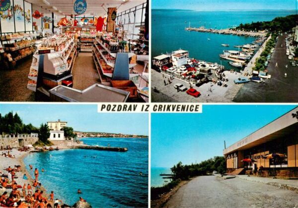 Crikvenica Croatia Markt Strand Bootshafen Hotel
